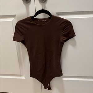 Abercrombie Brown Tshirt Bodysuit